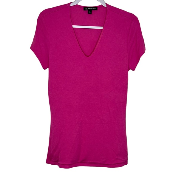 INC V-neck Short Sleeve Blouse - Picture 1 of 4